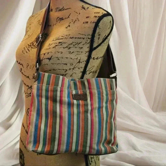Relic Handbags - Relic multicolored striped shoulder bag.